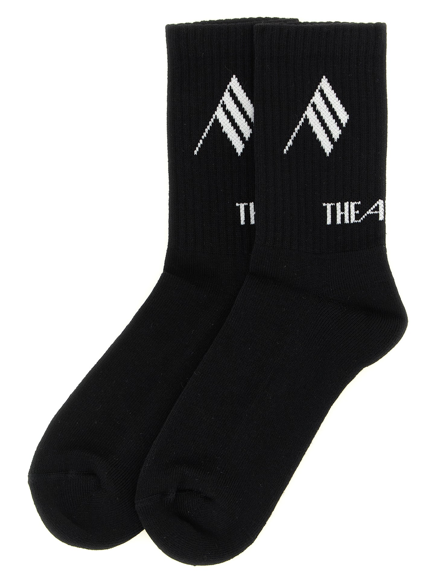 The Attico Bicolor Cotton Socks