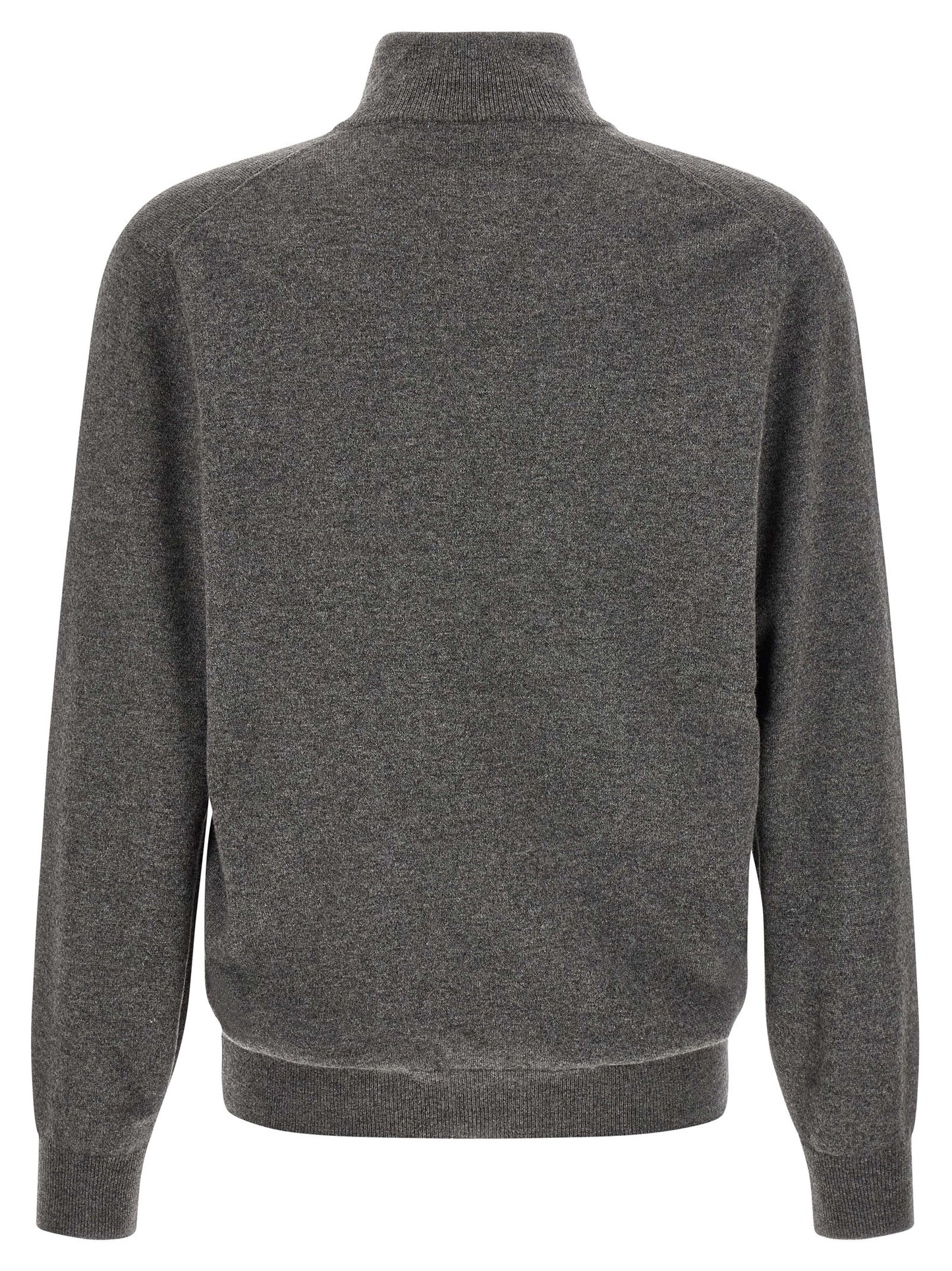 Brunello Cucinelli Gray Cashmere Cardigan