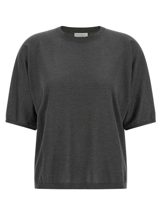 Brunello Cucinelli Gray Cashmere Cardigan