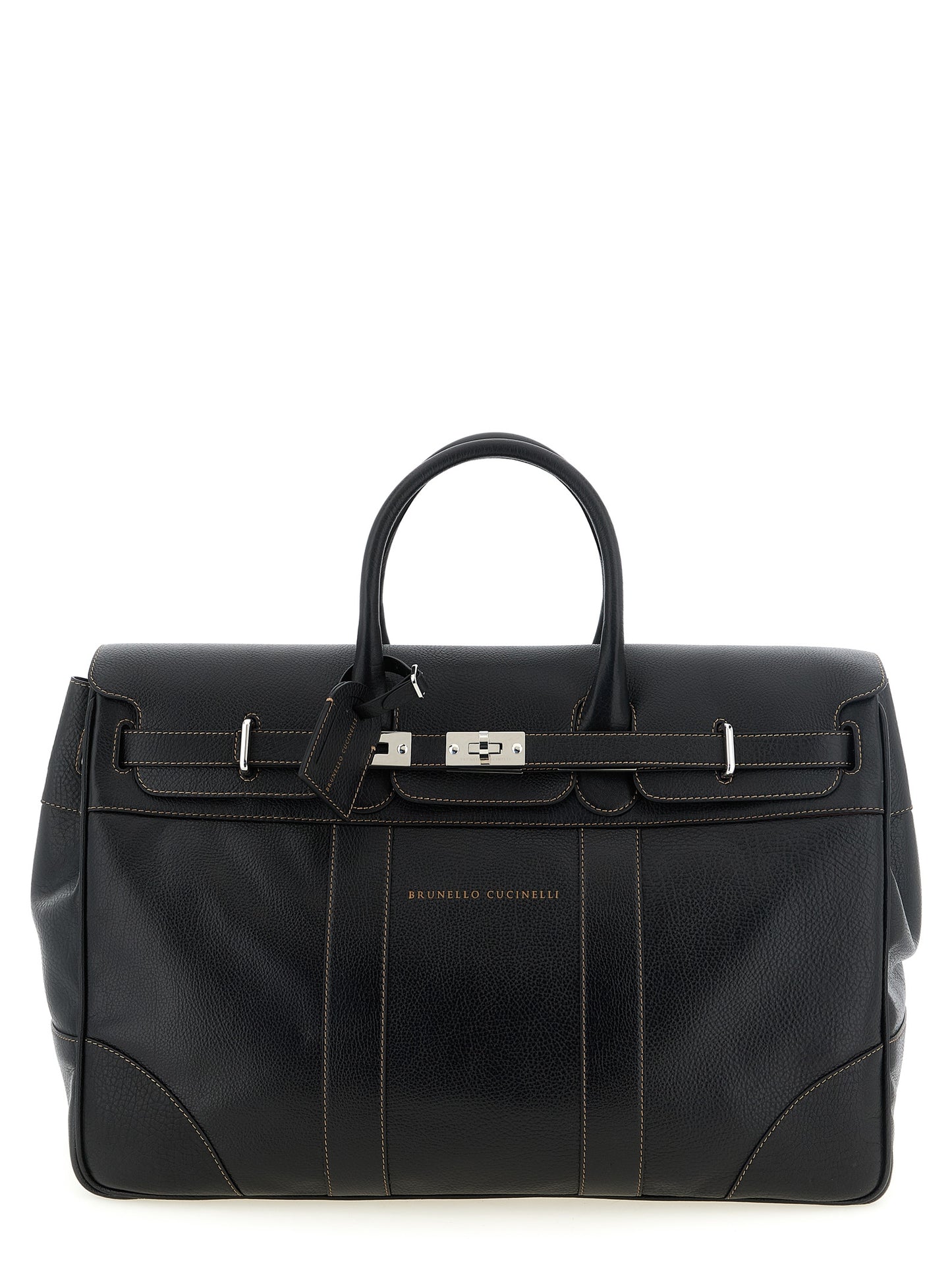 Brunello Cucinelli Black Calfskin Accessories