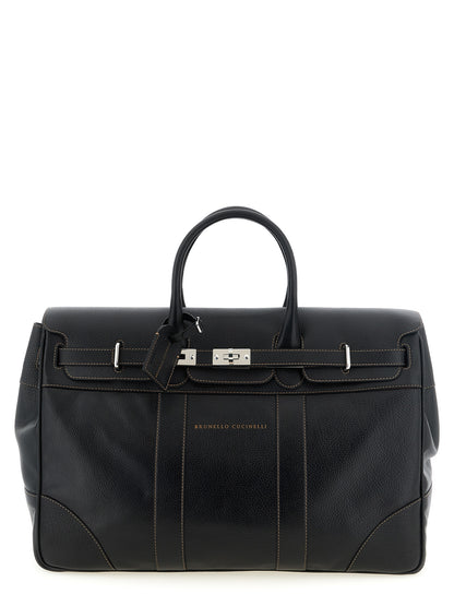 Brunello Cucinelli Black Calfskin Accessories