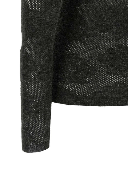 Brunello Cucinelli Gray Silk Cardigan