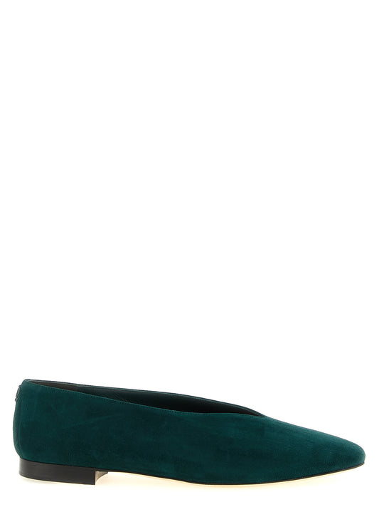 Jimmy Choo Bicolor Leather Ballet Flats