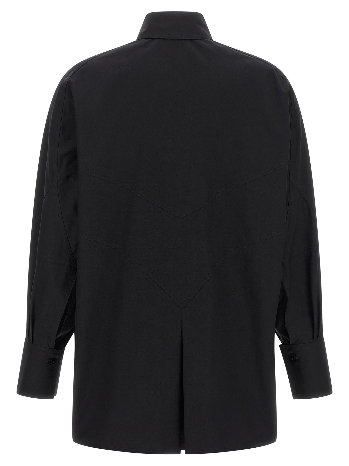 The Attico Black Cotton Blouse