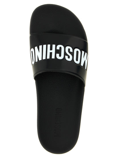 Moschino Bicolor Pvc Slides