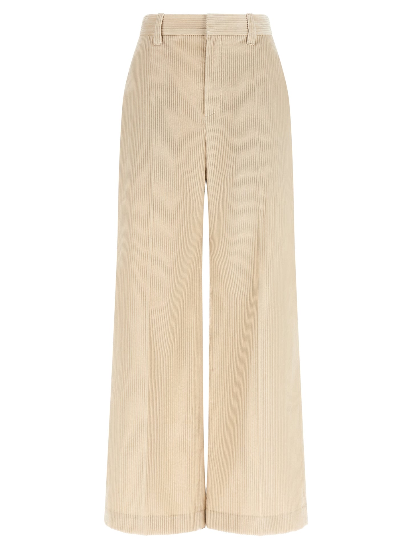 Brunello Cucinelli Beige Cotton Casual Pants