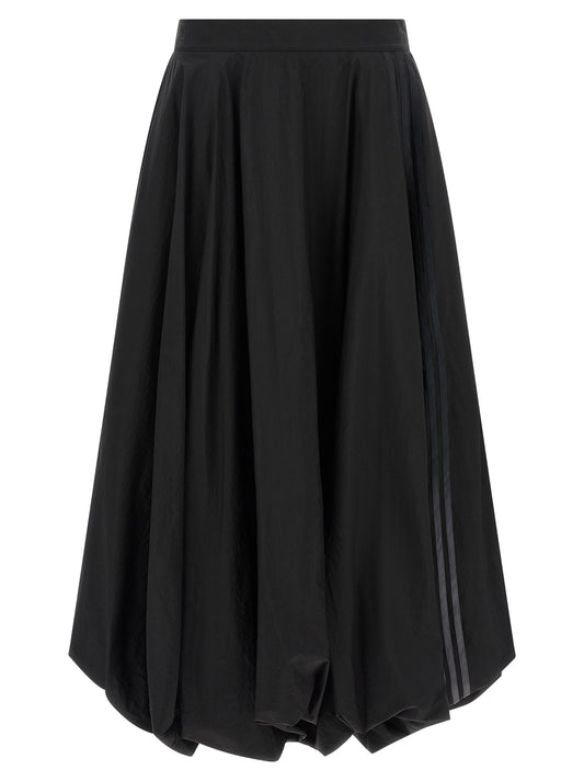 Y-3 Black Polyamide Mini Skirt