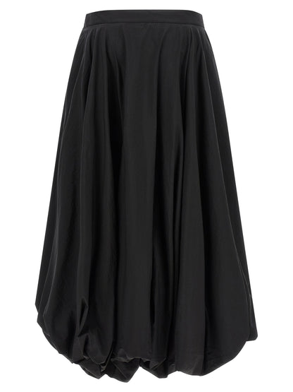 Y-3 Black Polyamide Mini Skirt