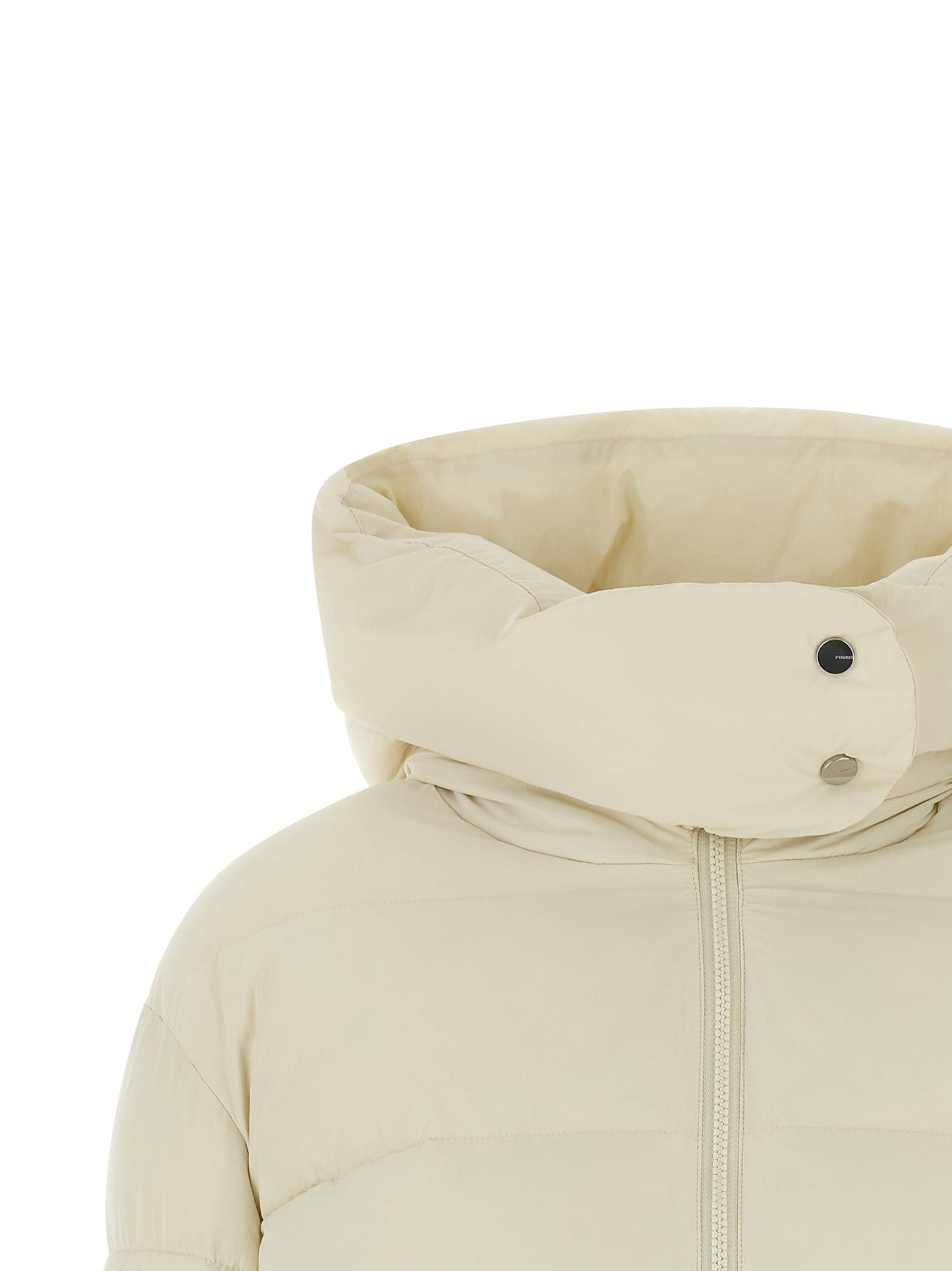 PINKO Beige Polyamide Full-Length Jacket