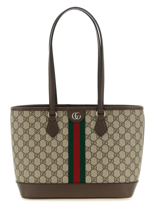 Gucci Brown Polyethylene Tote Bag