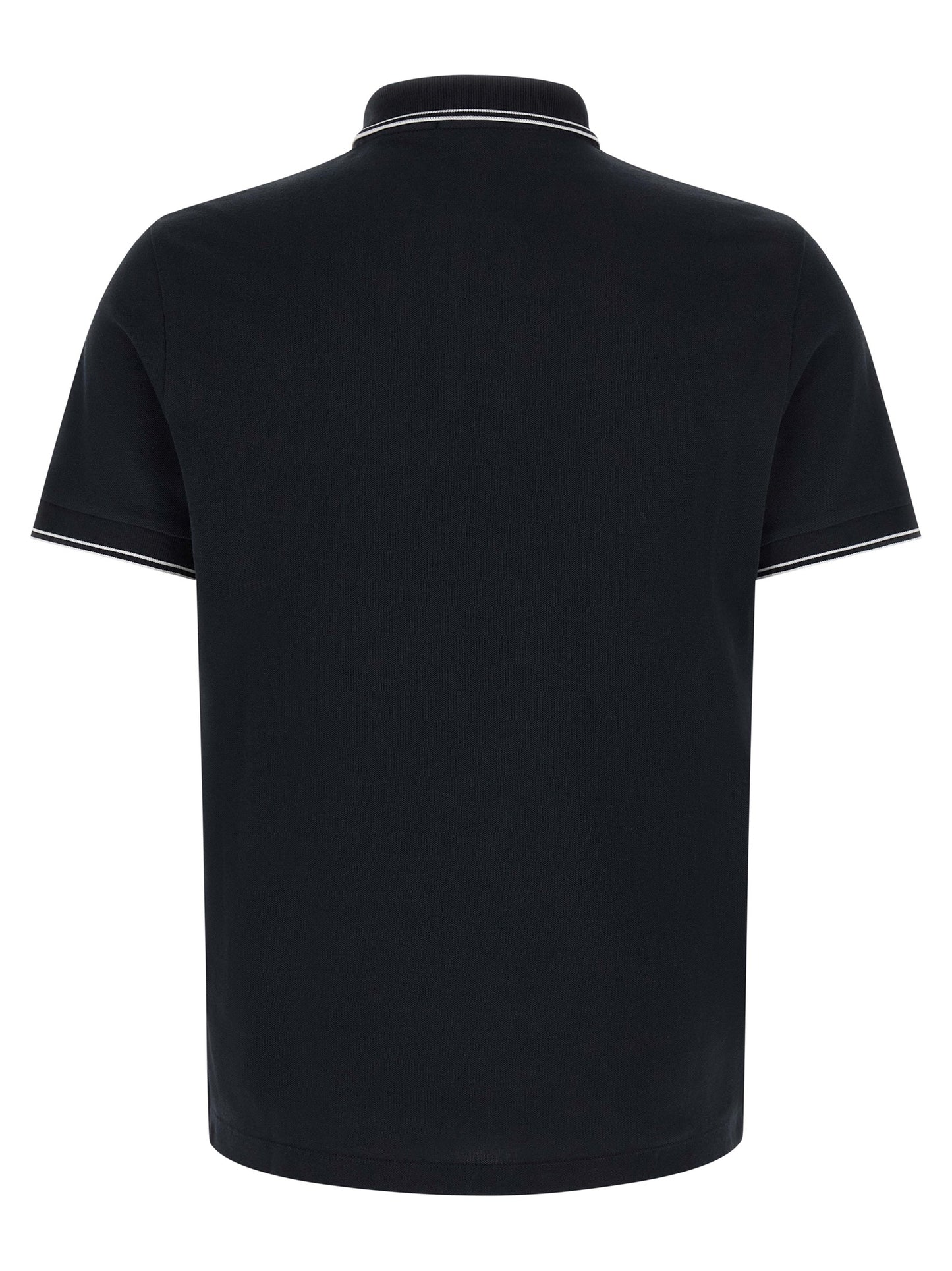 Polo Shirt by Stone Island for men in stretch organic cotton blue presents a crisp silhouette, artfully detailed with a crisp and crisp .