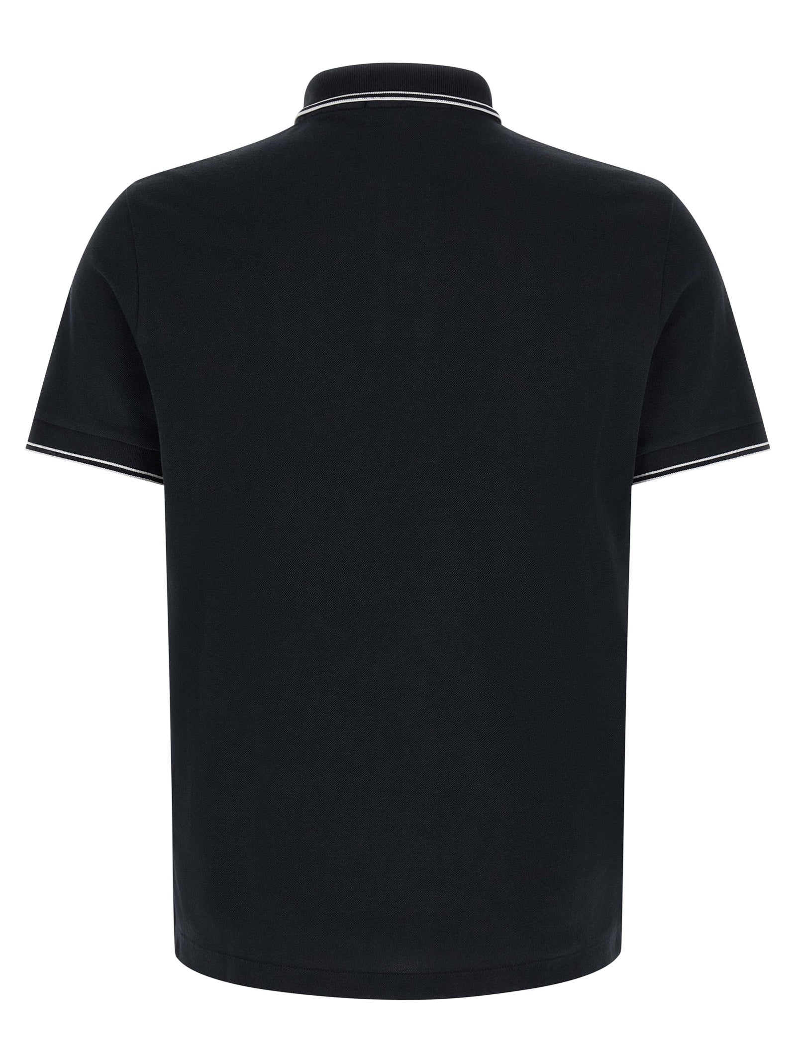 Polo Shirt by Stone Island for men in stretch organic cotton blue presents a crisp silhouette, artfully detailed with a crisp and crisp .