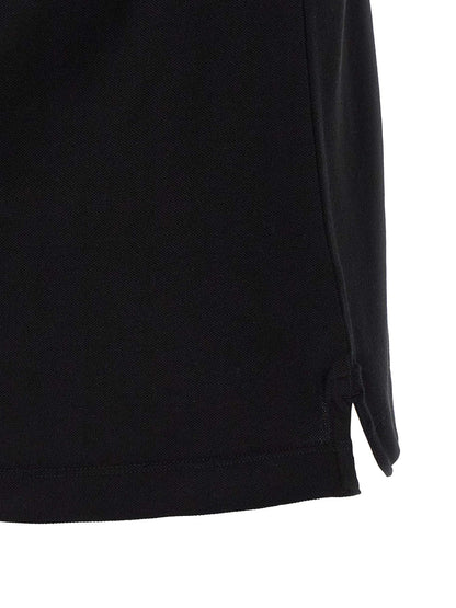 Polo Shirt by Stone Island for men in stretch cotton black presents a sleek silhouette, featuring a refined and for a sleek finish.