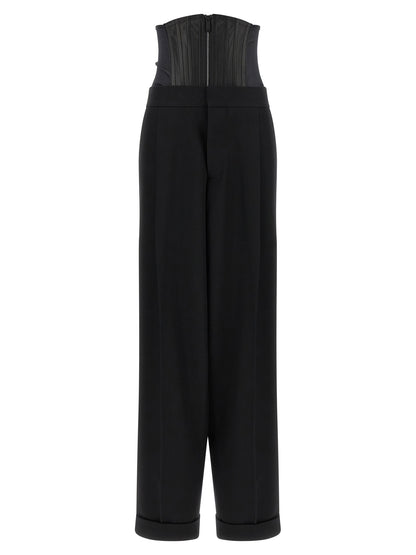 Dsquared² Black Wool Dress Pants