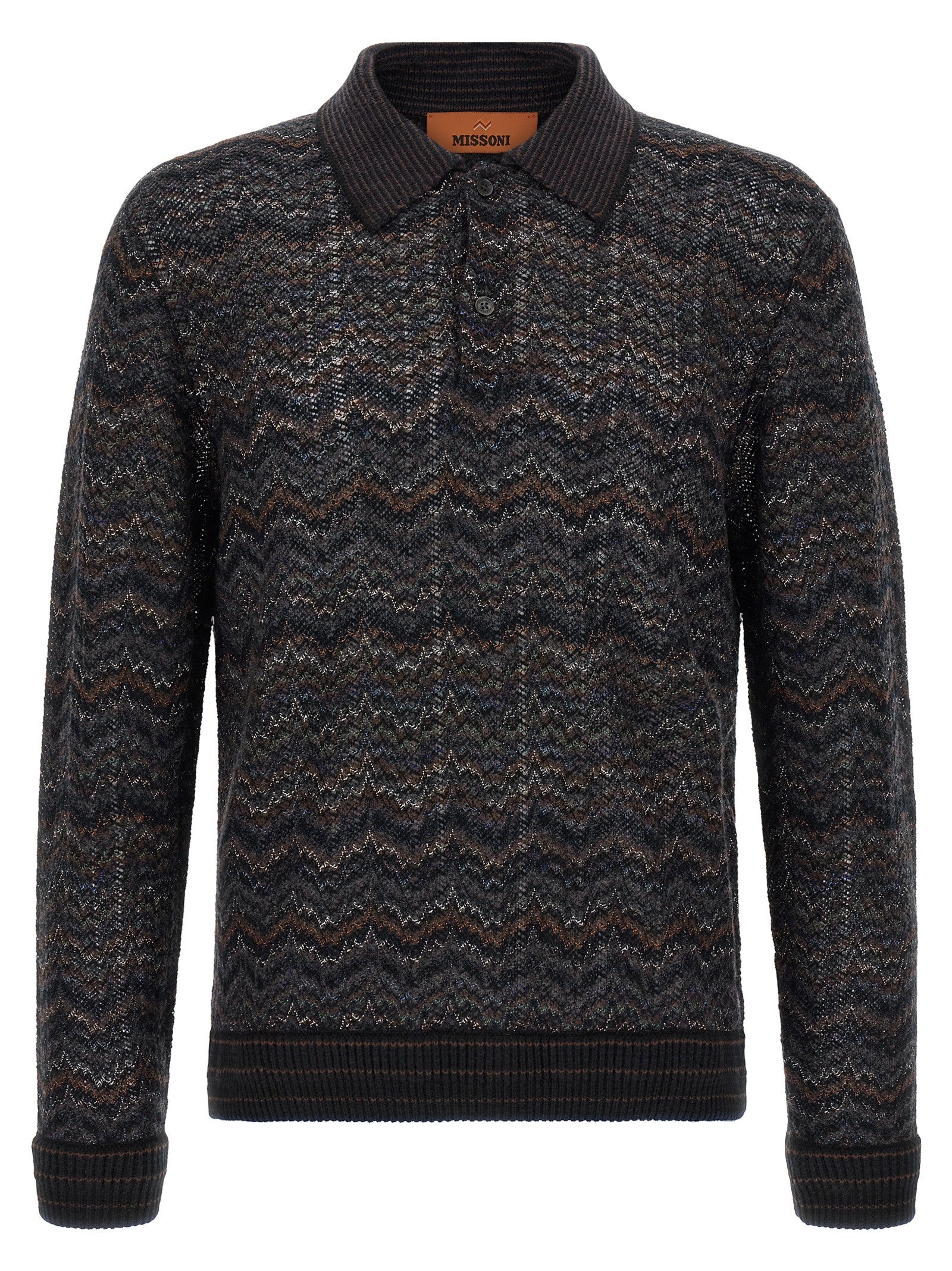 Cardigan by Missoni for men in cashmere & viscose multicolor & patterned features an crisp silhouette, showcasing a sophisticated and detail for a truly crisp finish.