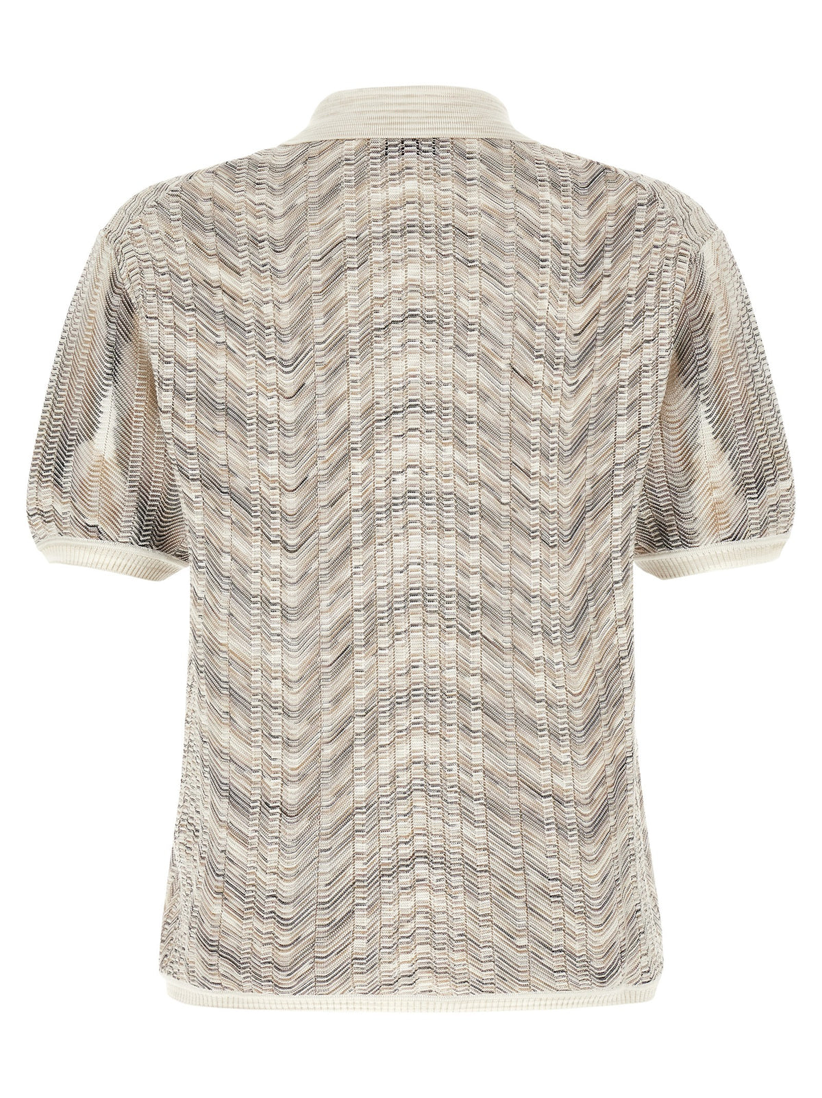 Cardigan by Missoni for men in viscose cotton multicolor & patterned features a dramatic silhouette, showcasing a sophisticated and dramatic detail for a timeless, premium look.