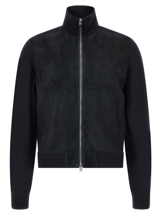 Tom Ford Blue Wool Cardigan