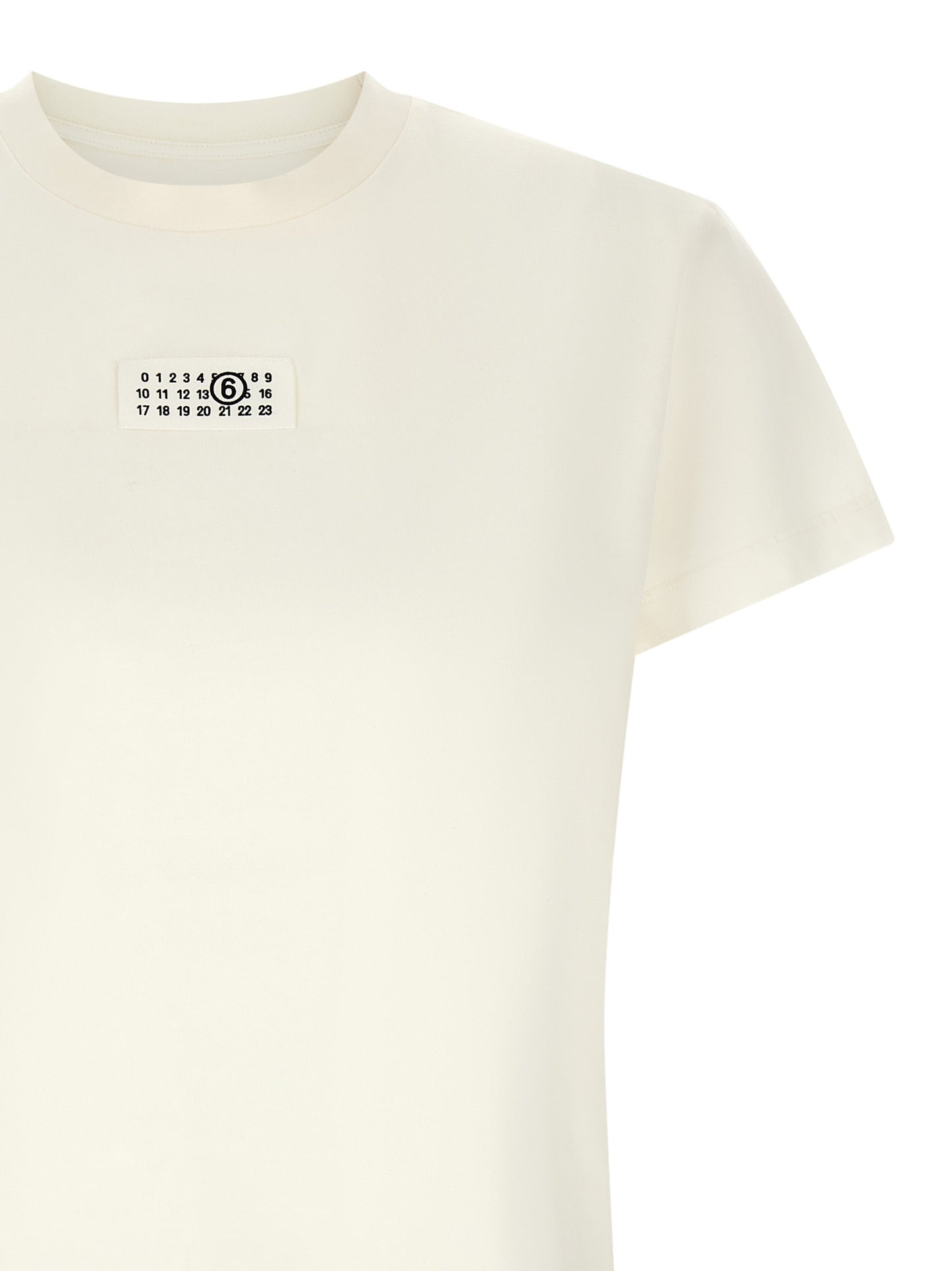MM6 Maison Margiela White Cotton T-Shirt