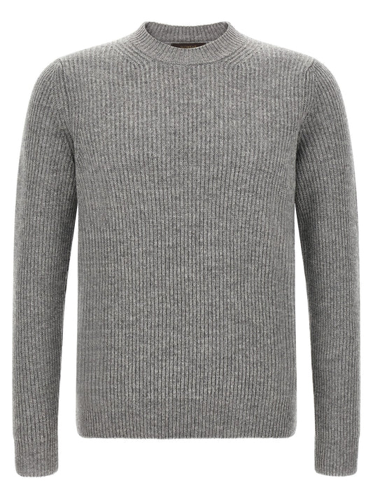 ZANONE Gray Virgin Wool Cardigan