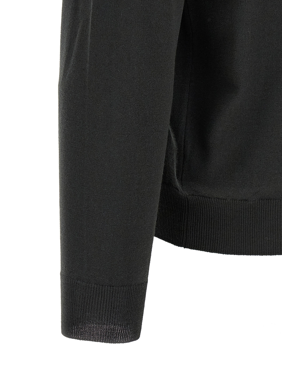 Polo Shirt by ZANONE for men in polyamide & virgin wool bicolour & green presents a sleek silhouette, featuring a refined and for a sleek finish.