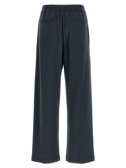 Brunello Cucinelli Blue Cotton Joggers (Workout Pants)