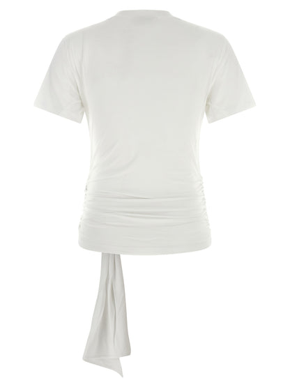 7 For All Mankind White Lyocell T-Shirt