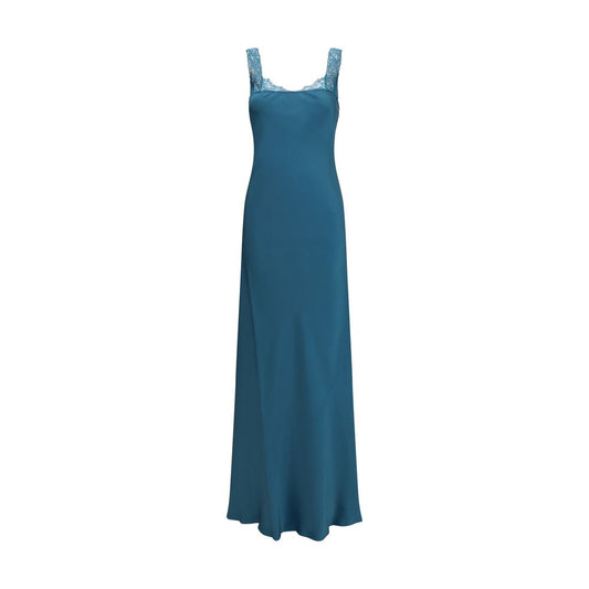 Forte_Forte Blue Acetate Long Dress