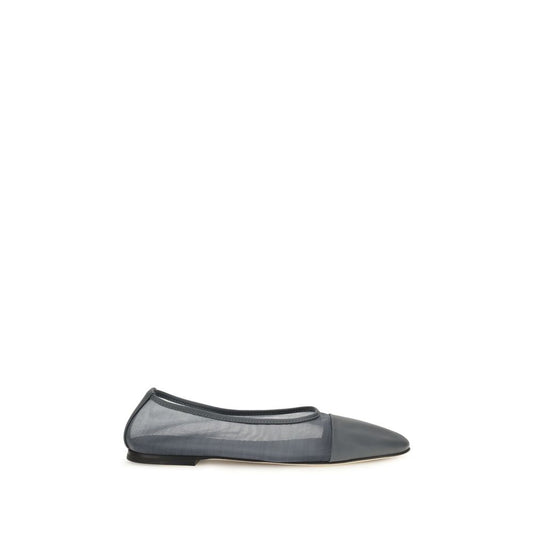 Dear Frances Gray Calf Leather Bos Taurus Ballet Flats