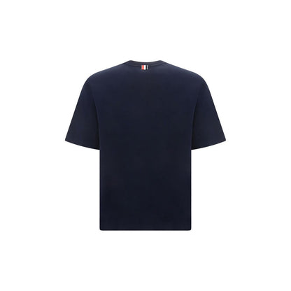 Thom Browne Blue Cotton T-Shirt