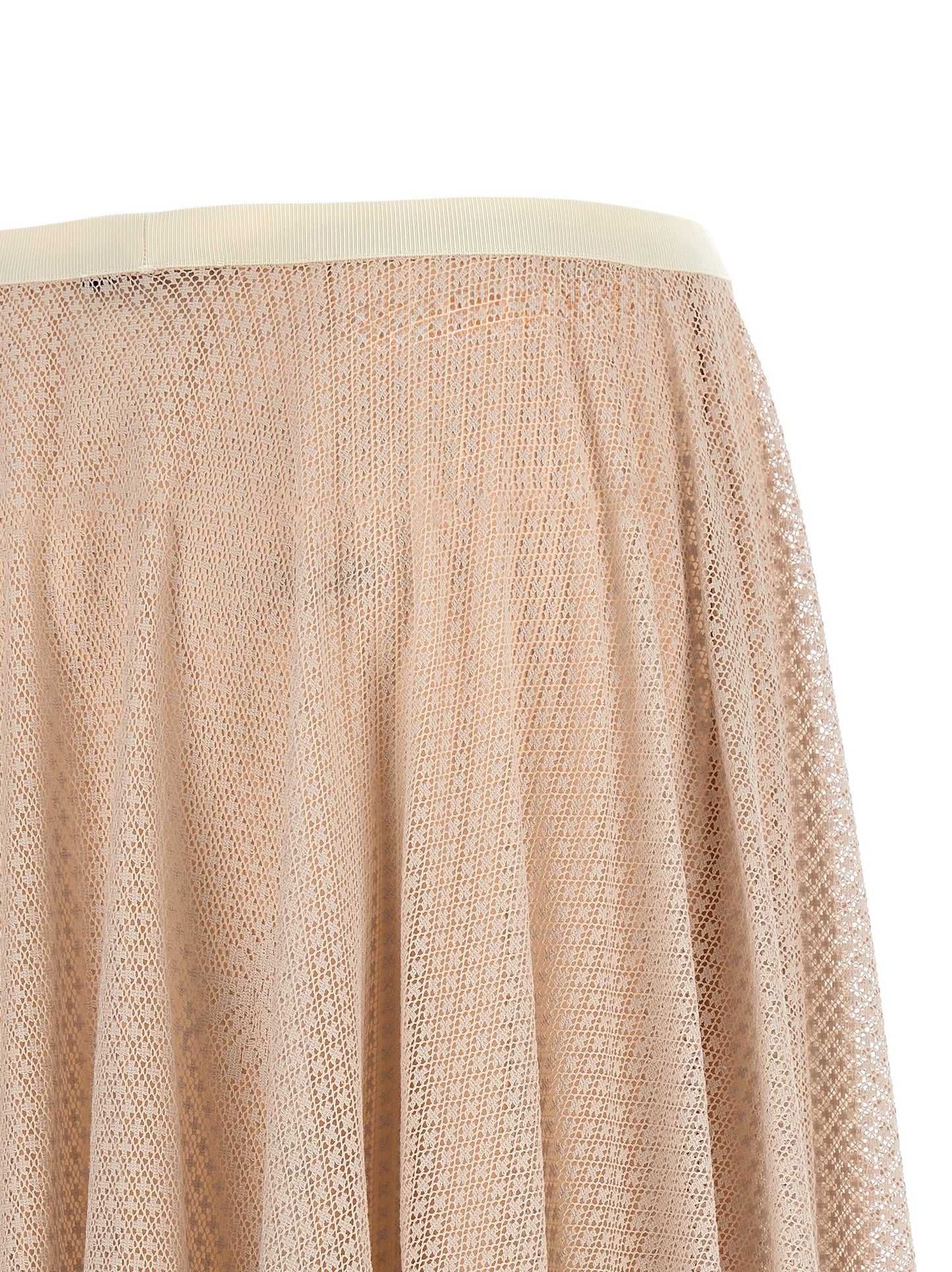 Skirt by Fabiana Filippi for women in polyester cotton multicolor, pink & patterned showcases a dramatic silhouette, artfully capturing the essence of the Women's Polyester Cotton Midi Skirt in a dramatic midi cut for a refined look.