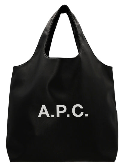 A.P.C. Black Polyethylene Tote Bag