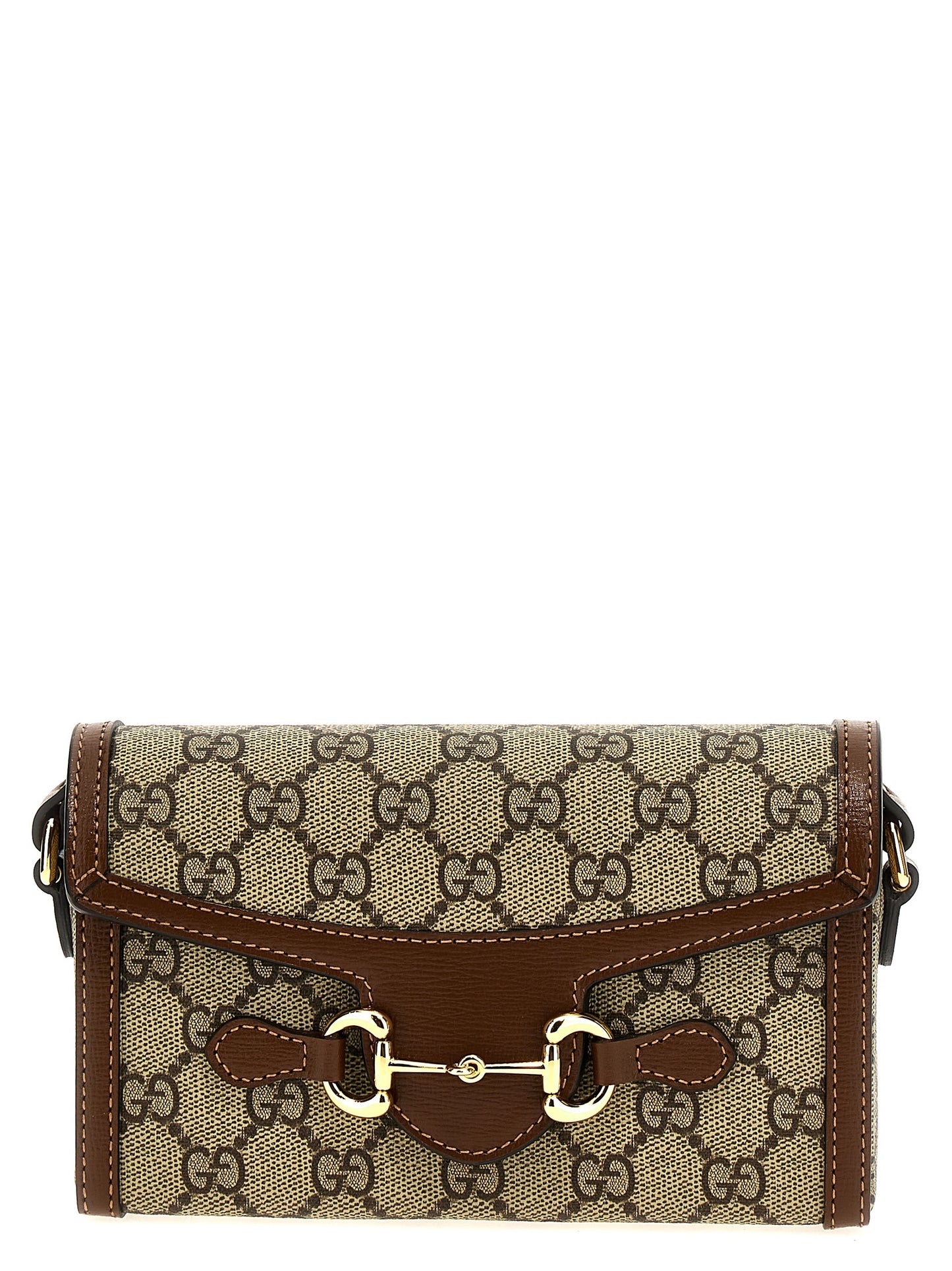 Gucci Brown Polyethylene Crossbody Bag