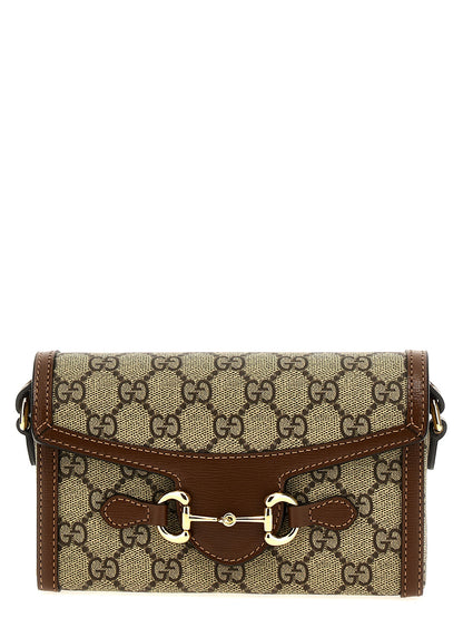 Gucci Brown Polyethylene Crossbody Bag