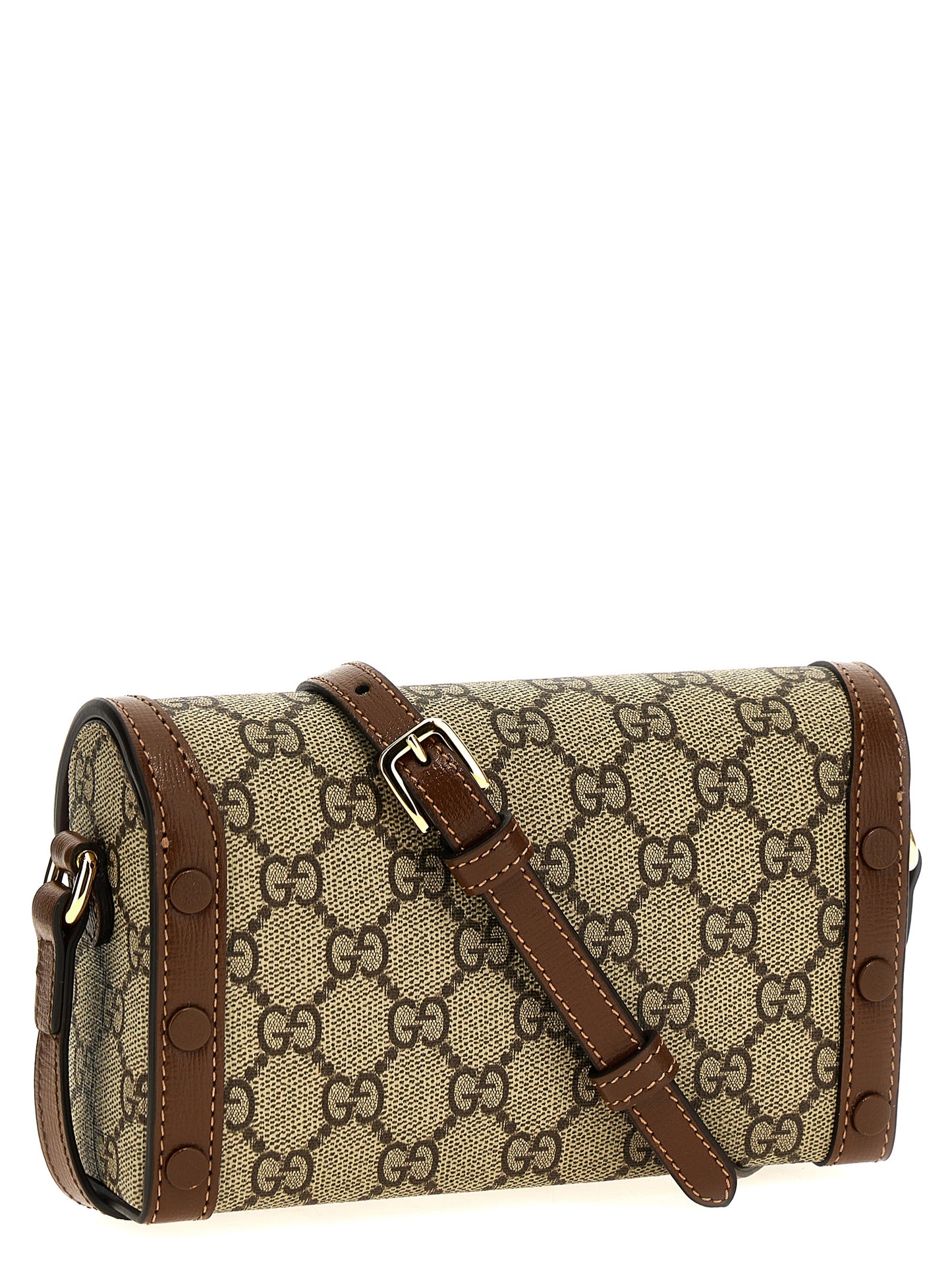 Gucci Brown Polyethylene Crossbody Bag