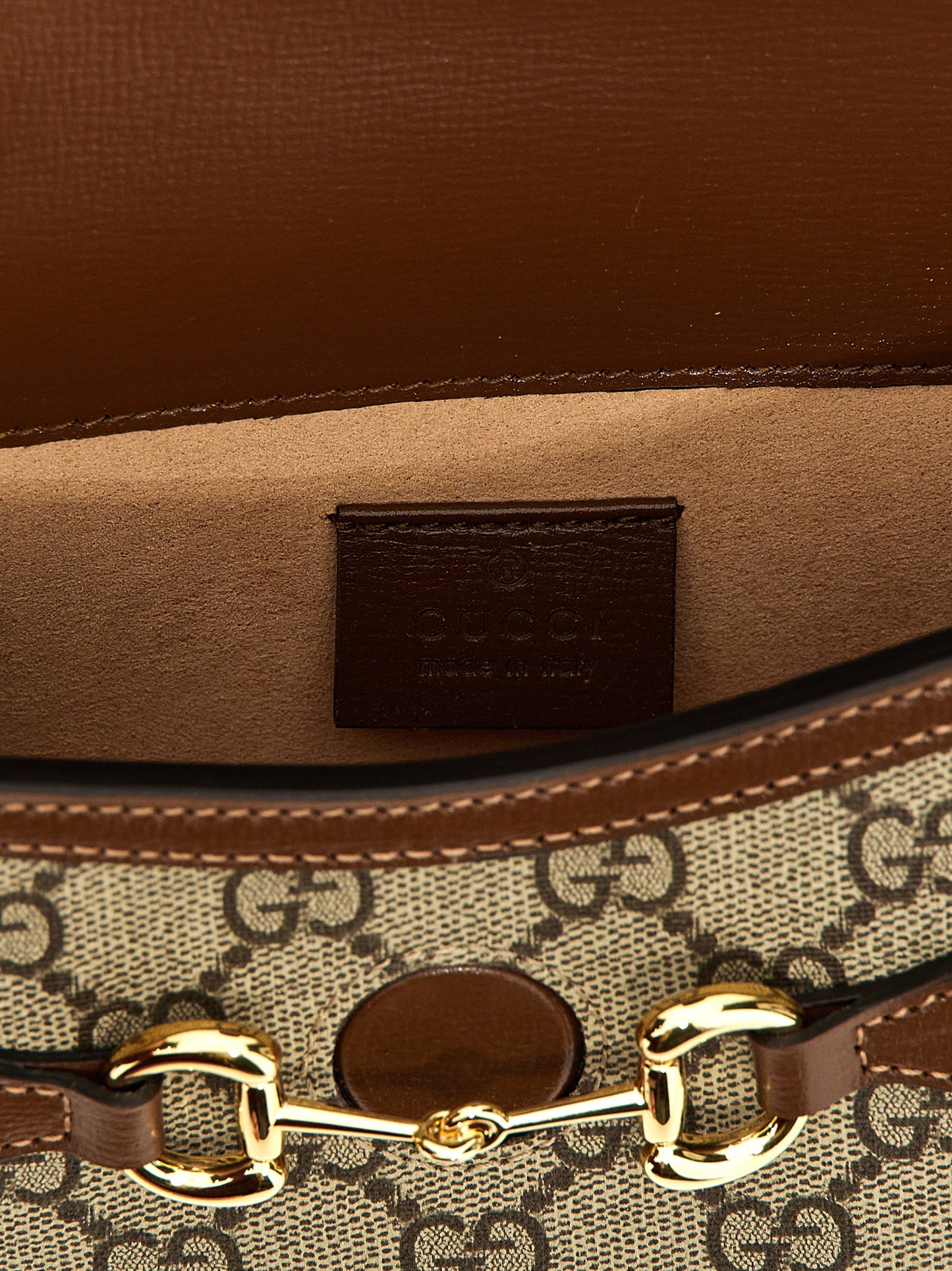 Gucci Brown Polyethylene Crossbody Bag