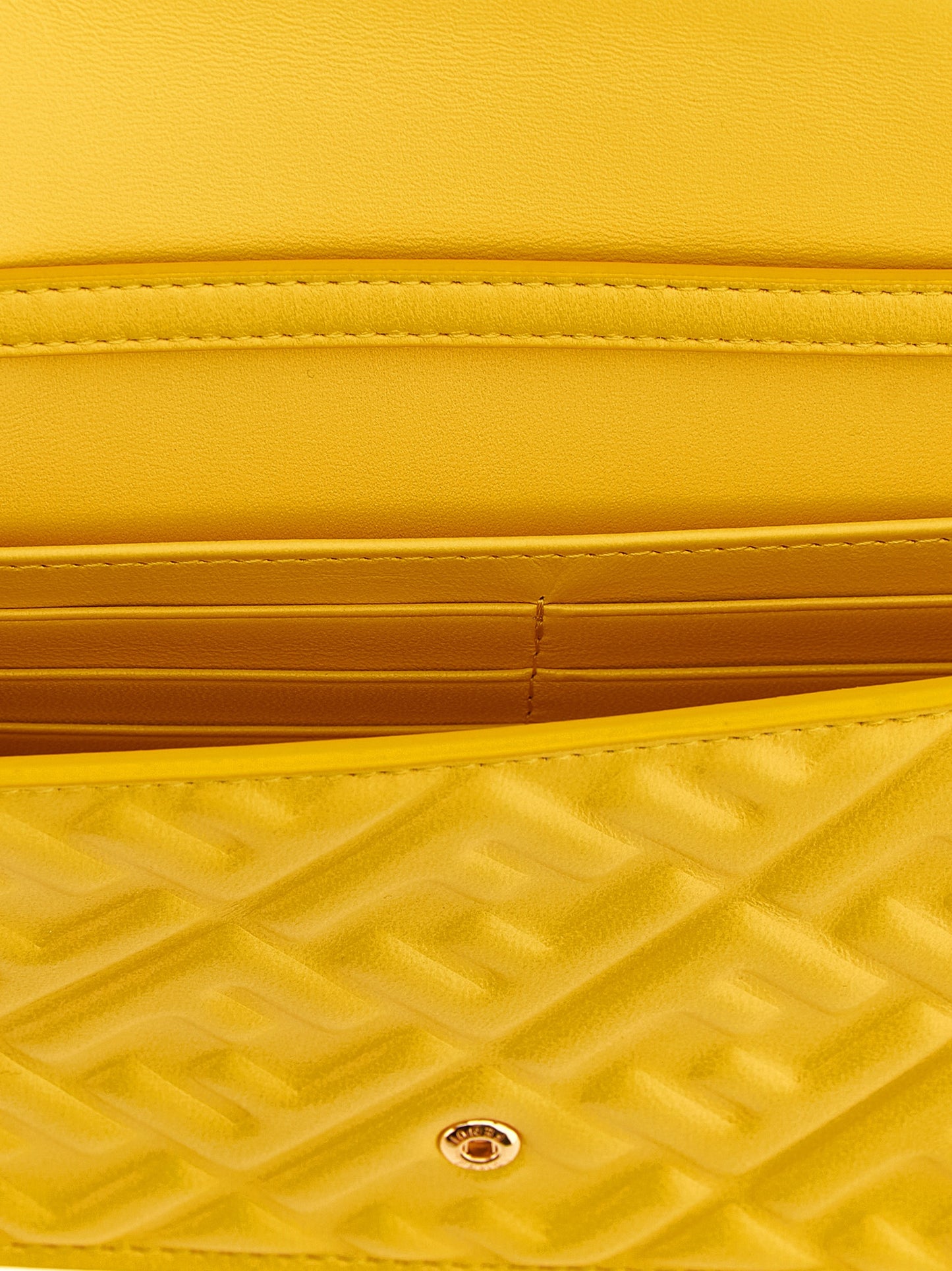 Fendi Bicolor Lamb Leather Cardholder