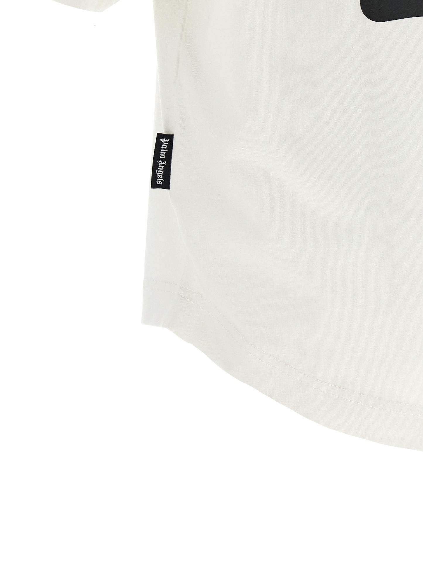Palm Angels White Cotton T-Shirt