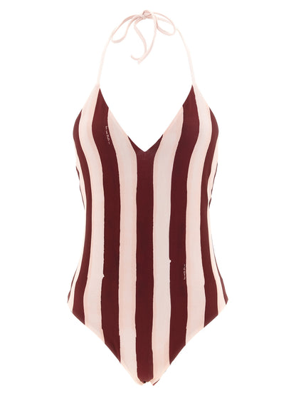 Fendi Multicolor Polyester One-Piece Swimsuit