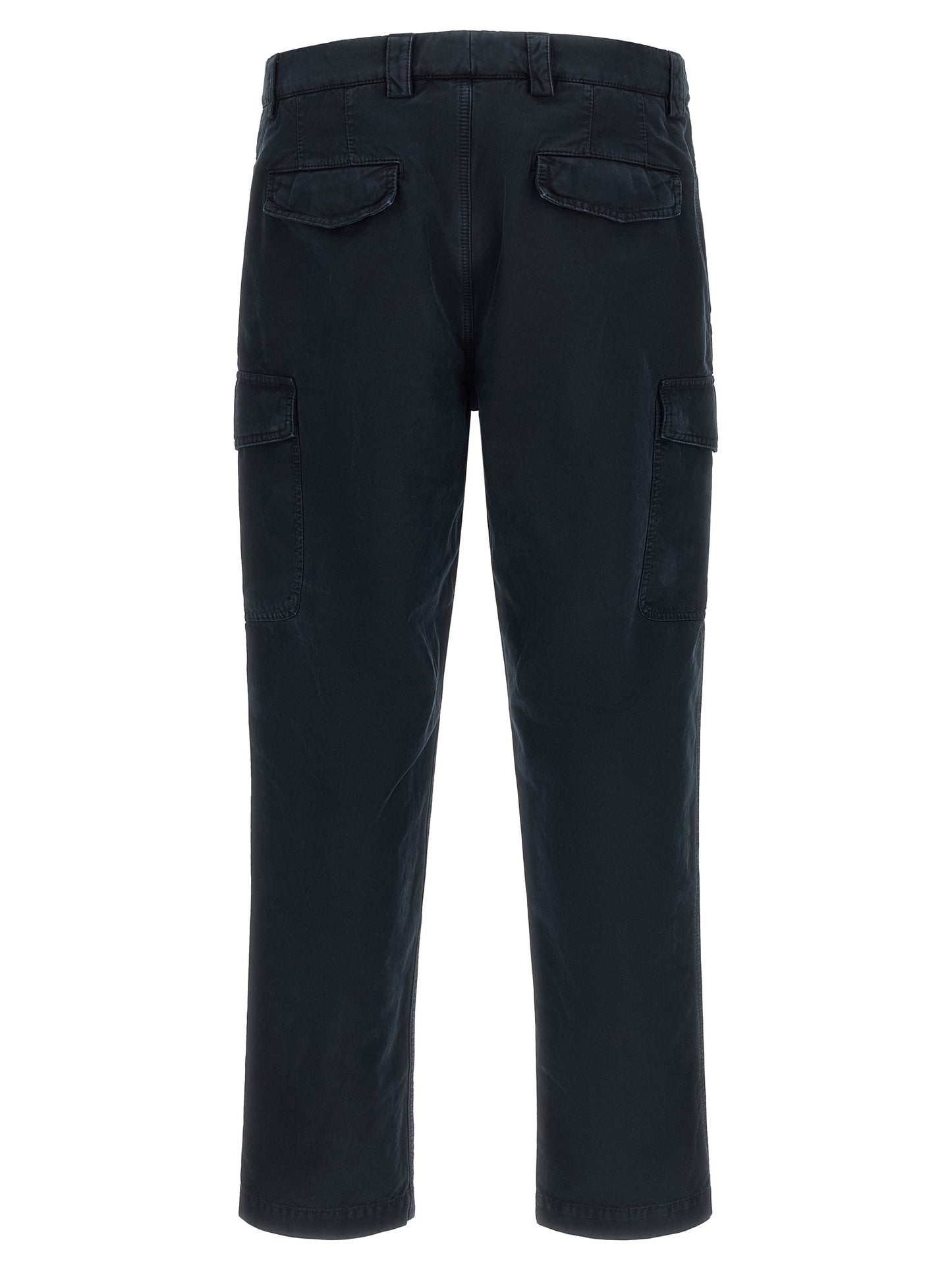 Brunello Cucinelli Blue Cotton Cargo Pants