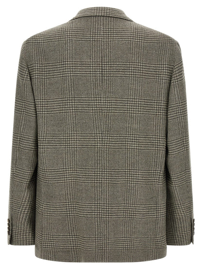 Brunello Cucinelli Bicolor Wool Blazer