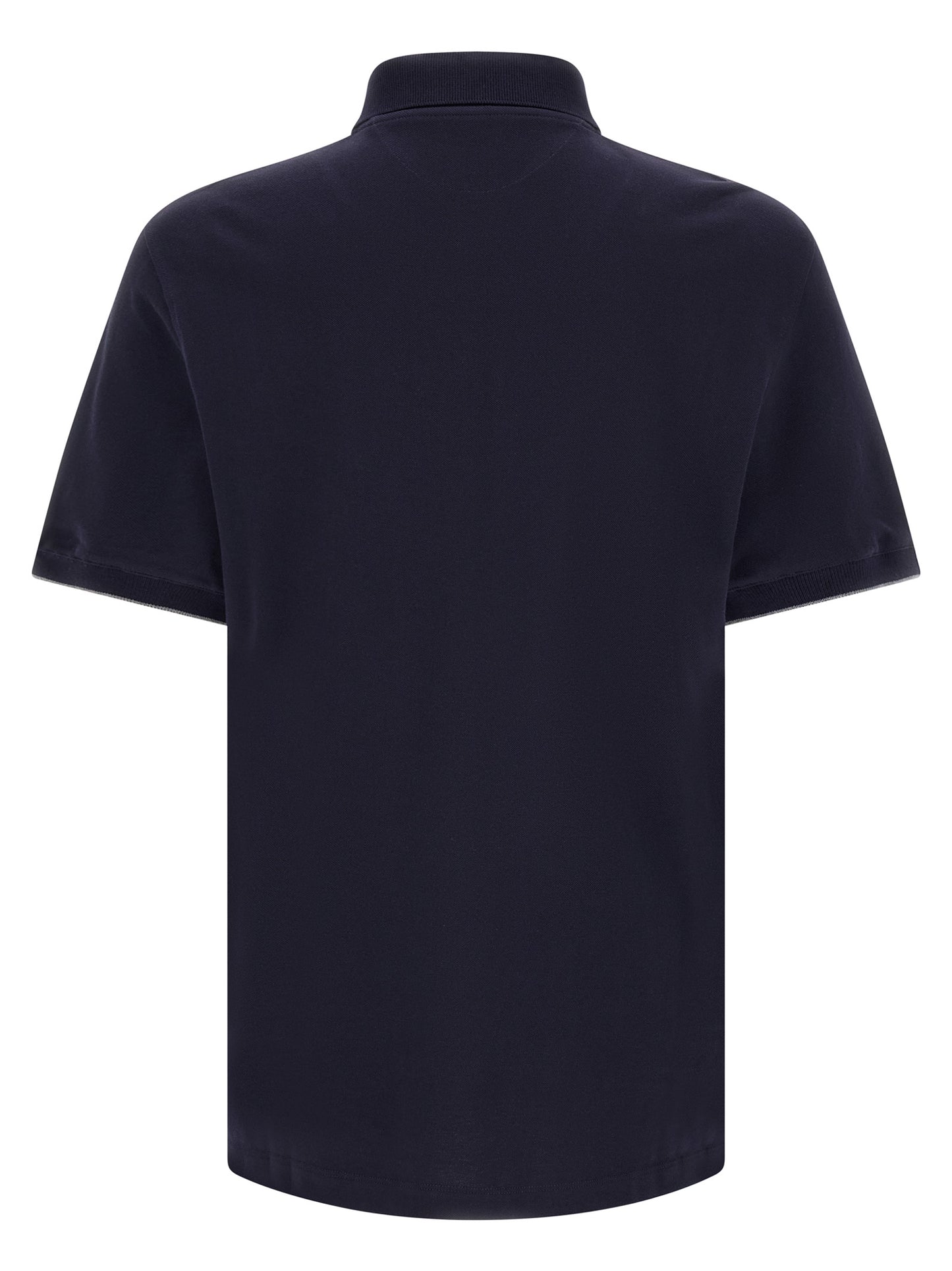 Polo Shirt by Brunello Cucinelli for men in cotton navy showcases a enviable silhouette, featuring a refined and for a enviable finish.