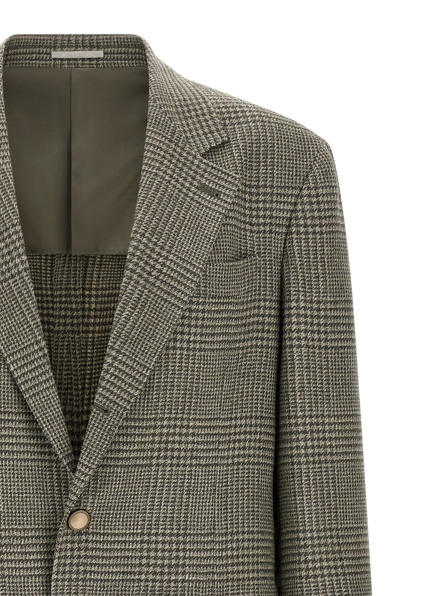 Brunello Cucinelli Bicolor Wool Blazer