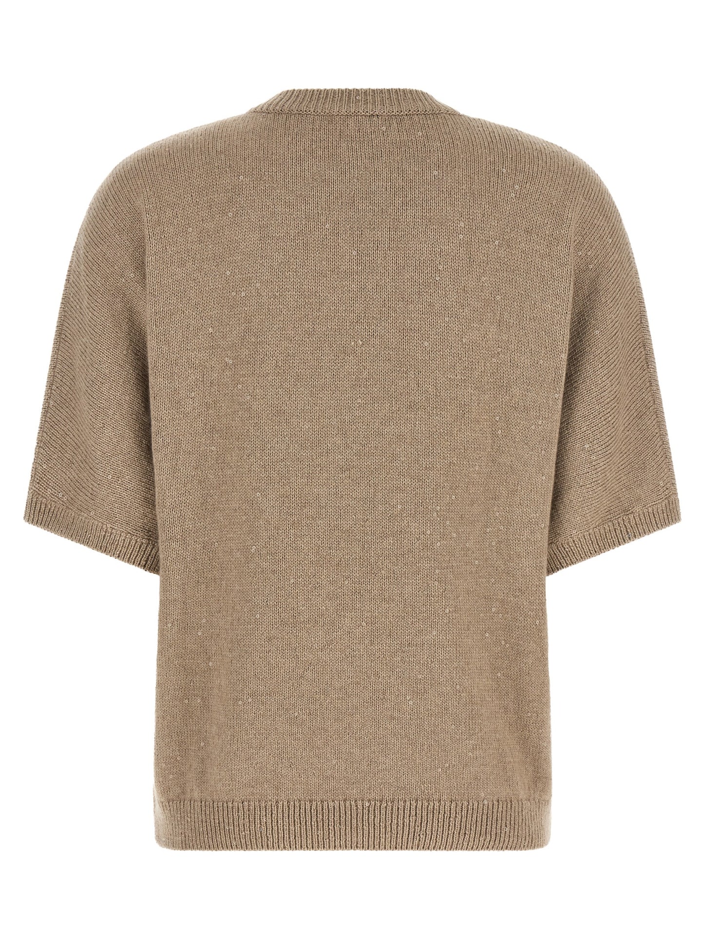 Brunello Cucinelli Beige Cashmere Cardigan