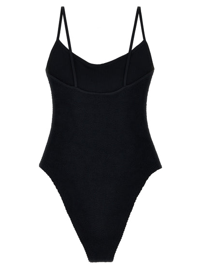 Hunza G Black Polyamide One-Piece Swimsuit