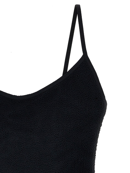 Hunza G Black Polyamide One-Piece Swimsuit