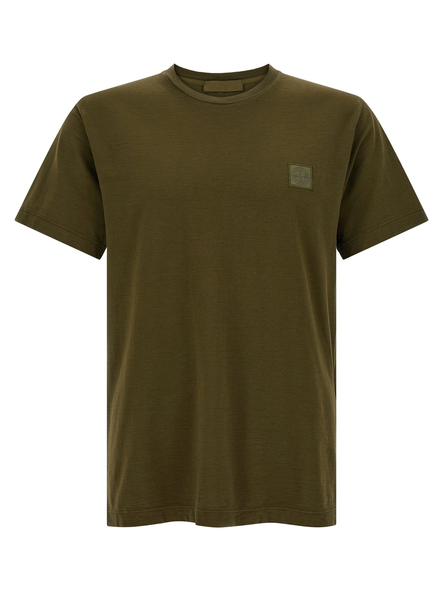 Stone Island Bicolor Cotton T-Shirt