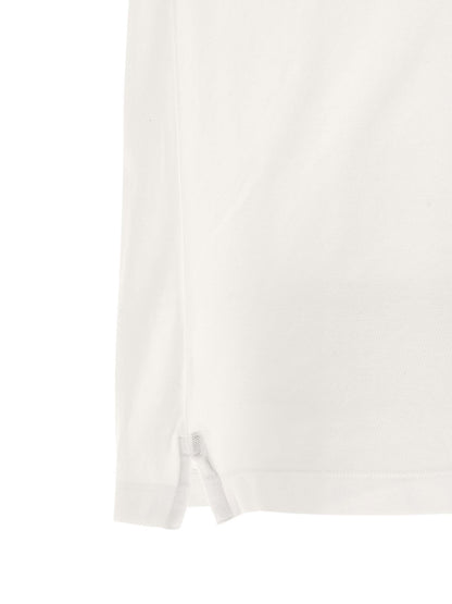 Stone Island Bicolor Cotton Polo Shirt