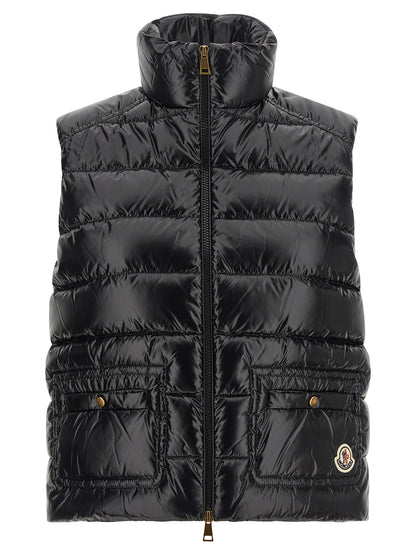 Moncler Black Polyamide Sleeveless Jacket