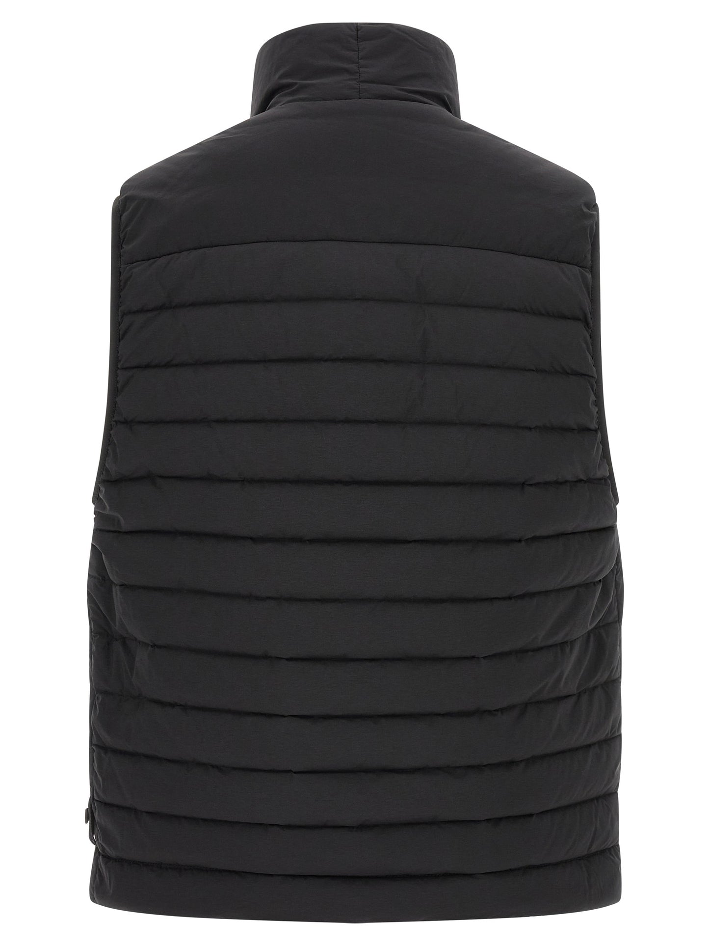 Stone Island Black Polyamide Sleeveless Jacket