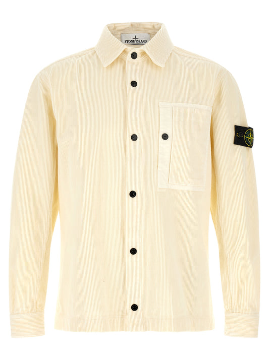 Stone Island White Cotton Blouse